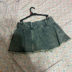 Mini Skirt ,  size Medium, Denim